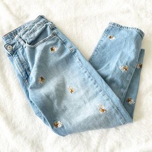GAP Kids Light Blue Embroidered Jeans